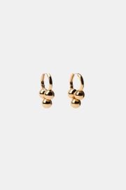 Ball Hoop Earrings at Zara